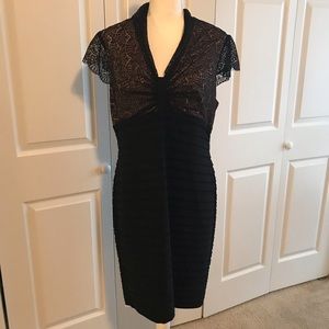 Black cocktail dress
